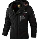 Kellan - Men's Waterproof Insulated Hooded Winter Jacket - Black