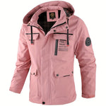 Kellan - Men's Waterproof Insulated Hooded Winter Jacket - Pink