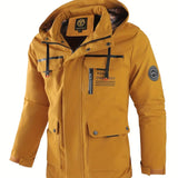 Kellan - Men's Waterproof Insulated Hooded Winter Jacket - Yellow