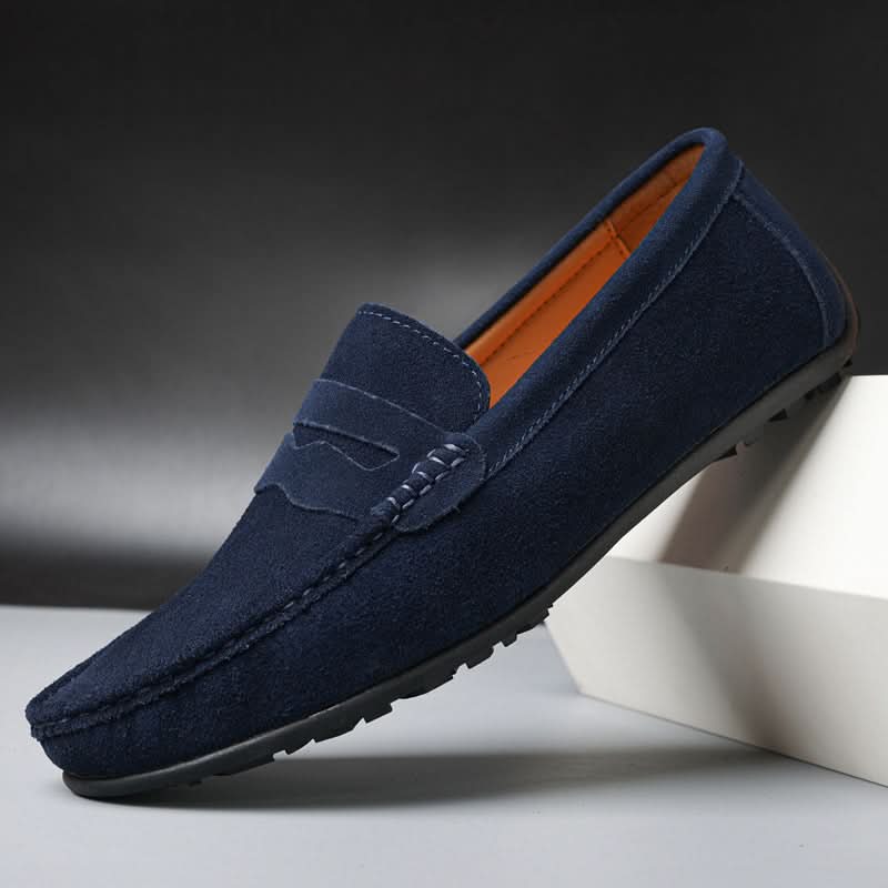 Kieran - Men's Suede Slip-On Loafers