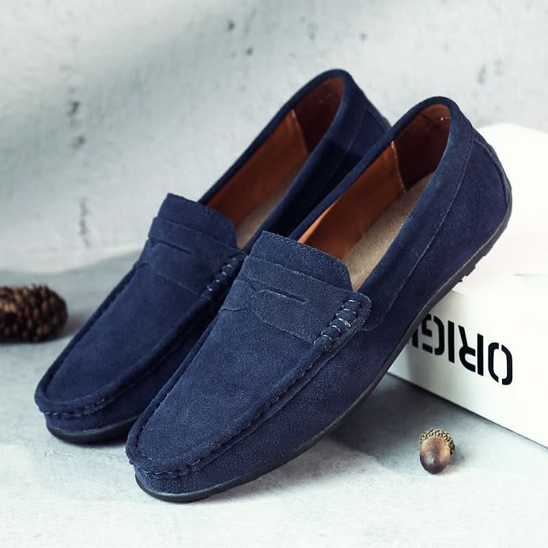 Kieran - Men's Suede Slip-On Loafers