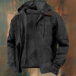 Killian - Men's Hooded Winter Jacket with Warm Lining - Black