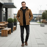 Killian - Men's Hooded Winter Jacket with Warm Lining