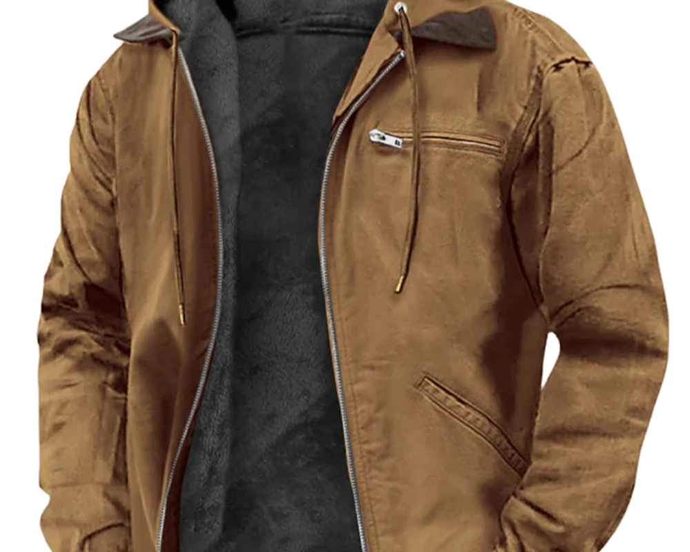 Killian - Men's Hooded Winter Jacket with Warm Lining