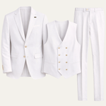 Knox - Men's Three-Piece Formal Suit with Vest
