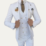 Knox - Men's Three-Piece Formal Suit with Vest