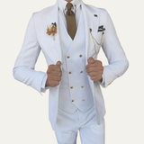 Knox - Men's Three-Piece Formal Suit with Vest