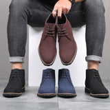Landon - Men's Suede-Look Chukka Ankle Boots