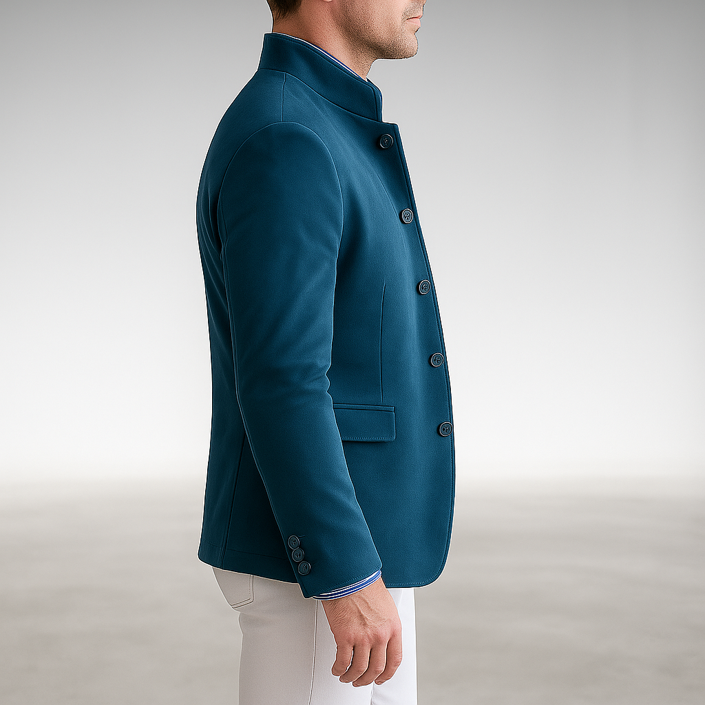 Leopold - Men's Tailored Trim Fit Blazer with Inner Pockets