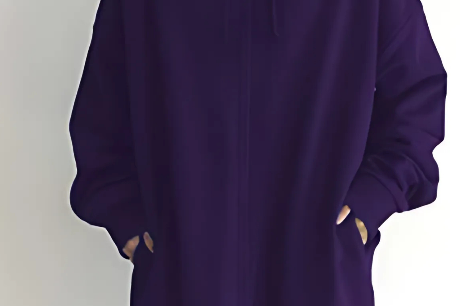 Lilo - Women's Relaxed Hoodie with Deep Side Pockets - Lilac