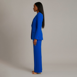 Linden - Women's Long Blazer and Slim Trouser Suit Set
