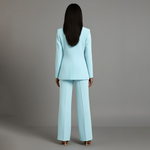 Linden - Women's Long Blazer and Slim Trouser Suit Set