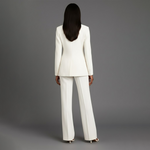 Linden - Women's Long Blazer and Slim Trouser Suit Set