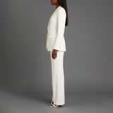 Linden - Women's Long Blazer and Slim Trouser Suit Set