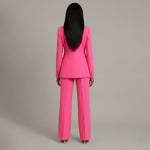 Linden - Women's Long Blazer and Slim Trouser Suit Set