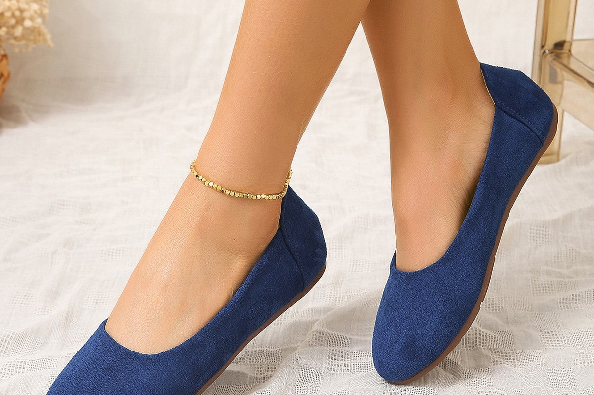 Jeannie - Women's Round-Toe Slip-On Ballet Flats
