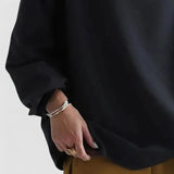 Lumi - Women's Stand Collar Draped Sweatshirt
