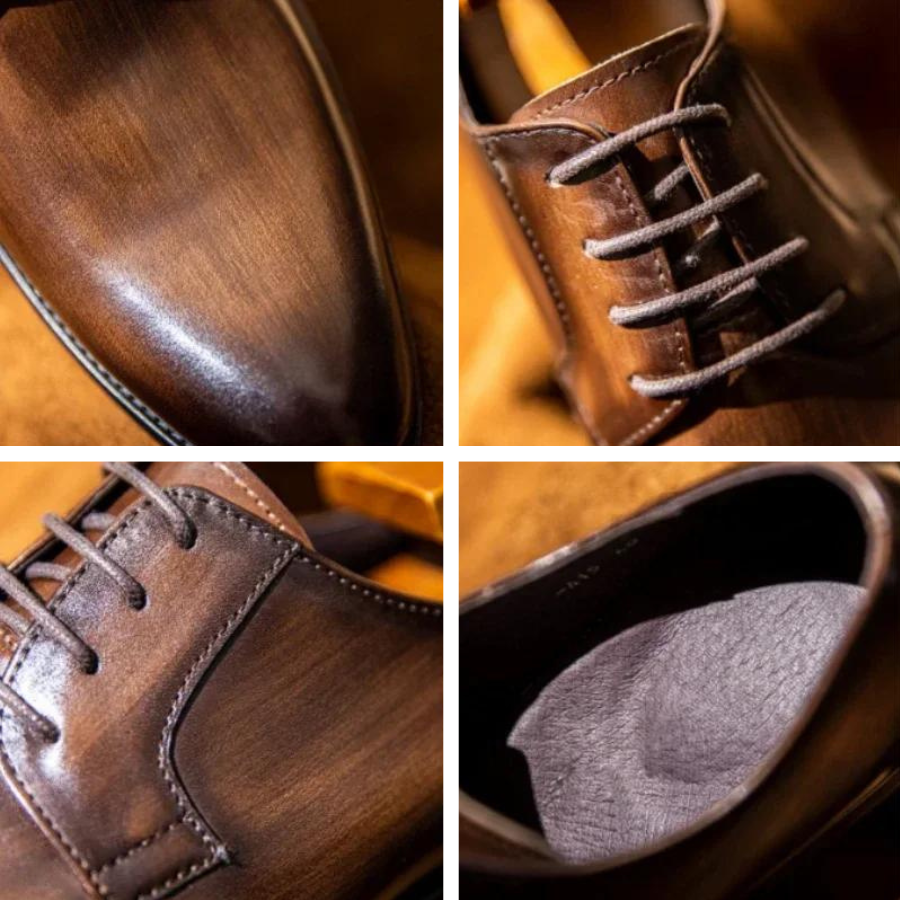 Lysander - Men's Genuine Leather Dress Shoes