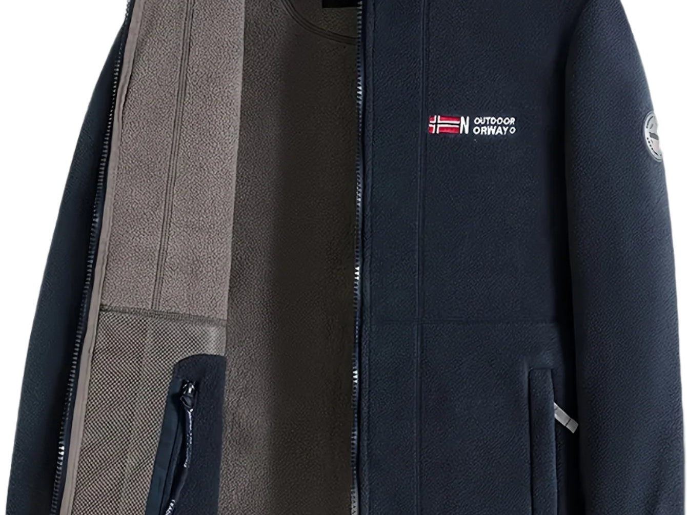 Magnus - Men's Full-Zip Outdoor Fleece Jacket - Navy