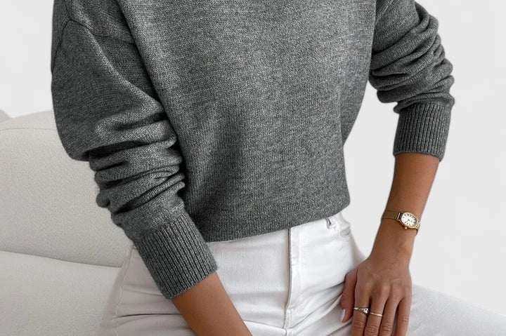 Women's Turtleneck Sweater | Elegant Cozy Roll-Neck Knit