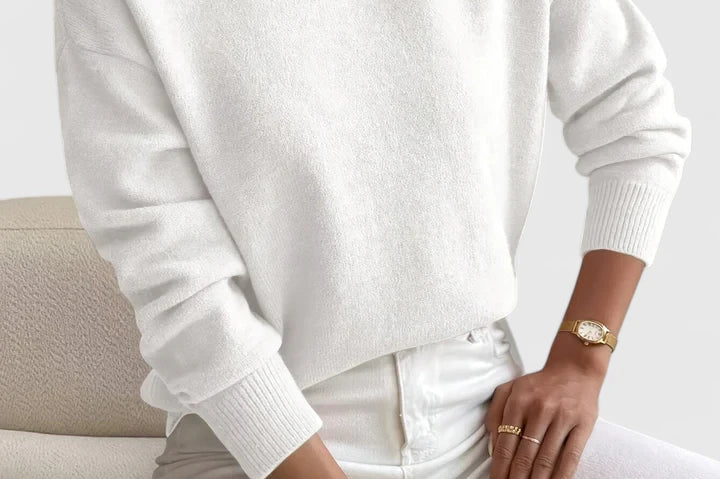 Women's Turtleneck Sweater | Elegant Cozy Roll-Neck Knit