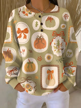 Bow and Pumpkin Print
