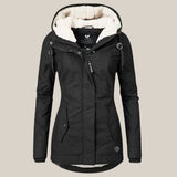 Mirabelle - Women's Sherpa-Lined Hooded Quilted Jacket