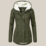 Mirabelle - Women's Sherpa-Lined Hooded Quilted Jacket