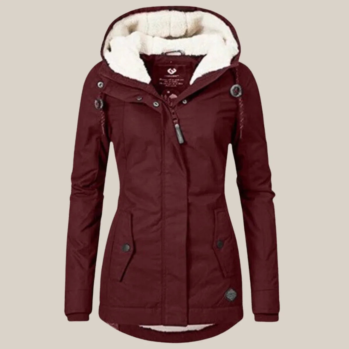 Mirabelle - Women's Sherpa-Lined Hooded Quilted Jacket