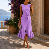 Mirela Midi Dress - Violet