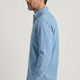 Montague - Men's Relaxed Fit Chambray Shirt with Chest Pocket