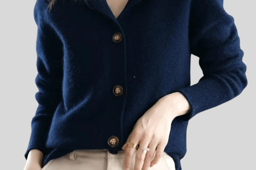 Women's Button-Down Cardigan Sweater | Classic Ribbed Cardigan