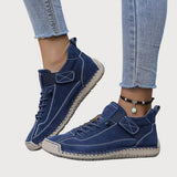 Nelda - Women's Cushioned Arch Support Walking Sneakers - Dark Blue