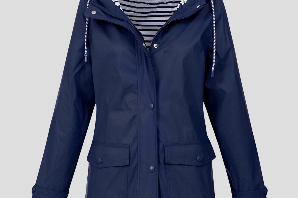 Nerys - Women's Insulated Wind and Waterproof Jacket - Navy Blue