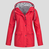 Nerys - Women's Insulated Wind and Waterproof Jacket - Red