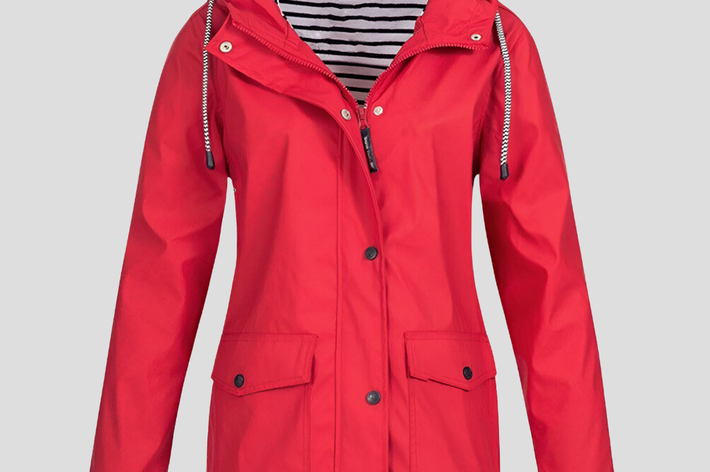 Nerys - Women's Insulated Wind and Waterproof Jacket - Red