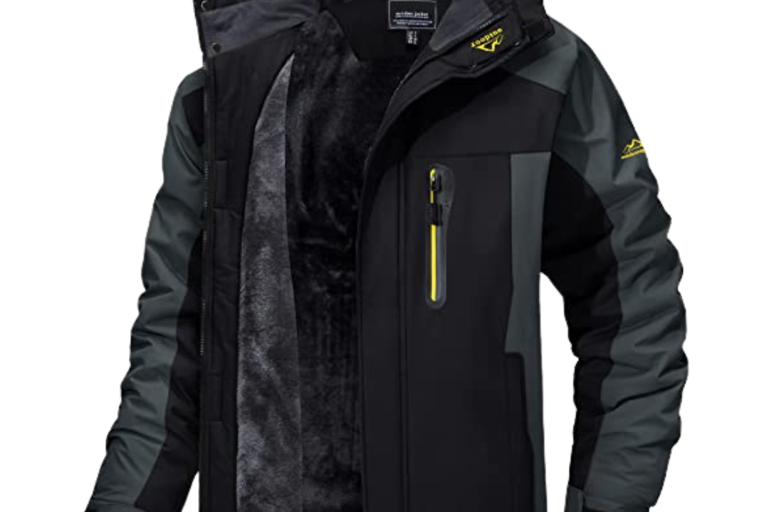 Nevin - Men's Insulated Weather-Resistant Winter Jacket - Black