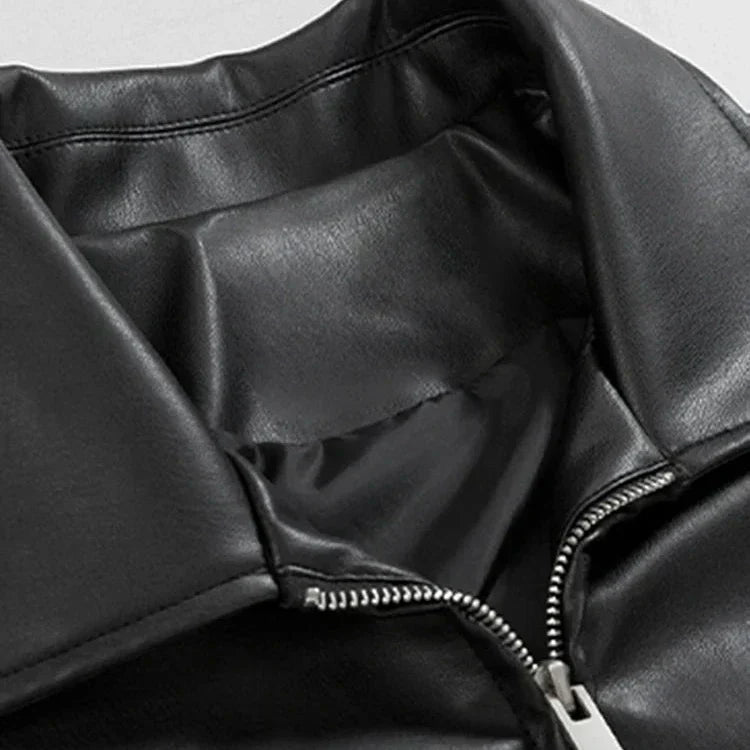 Niall - Men's Oversized Leather Bomber Jacket
