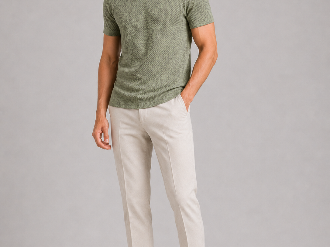 Nolan - Men's Breathable Mesh Crew Neck T-Shirt