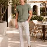 Nolan - Men's Breathable Mesh Crew Neck T-Shirt