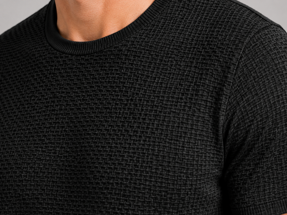 Nolan - Men's Breathable Mesh Crew Neck T-Shirt