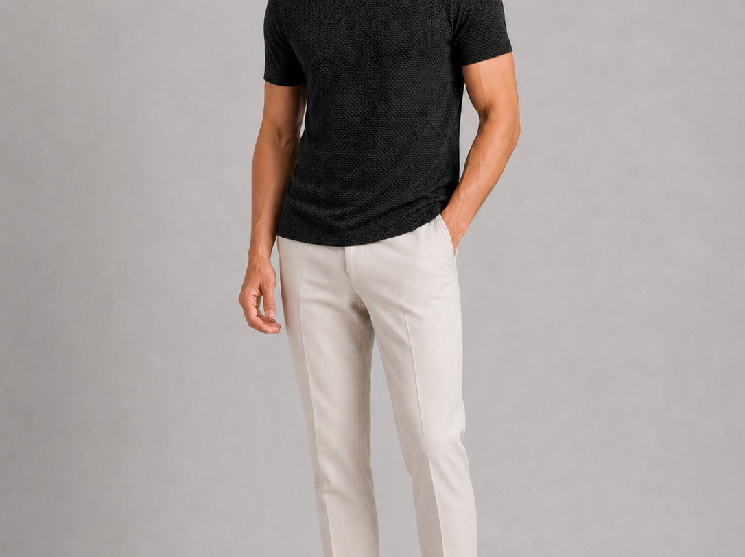 Nolan - Men's Breathable Mesh Crew Neck T-Shirt