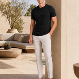 Nolan - Men's Breathable Mesh Crew Neck T-Shirt