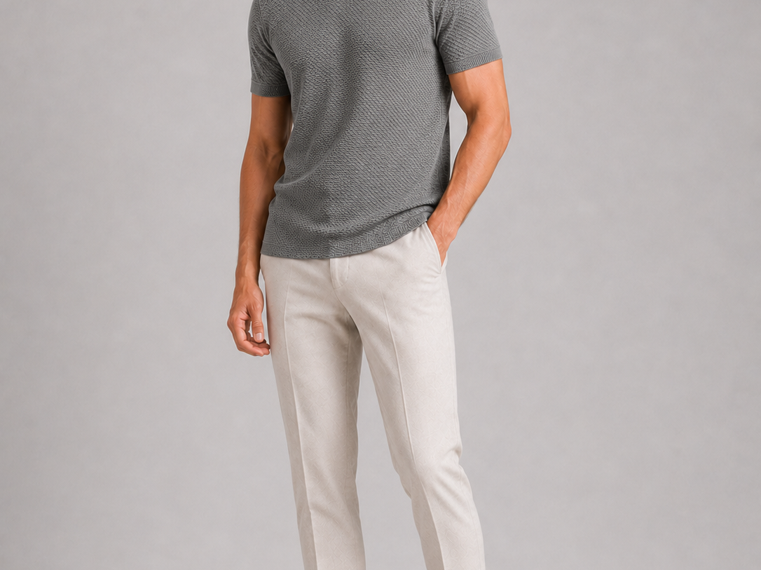 Nolan - Men's Breathable Mesh Crew Neck T-Shirt