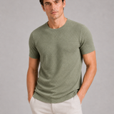 Nolan - Men's Breathable Mesh Crew Neck T-Shirt - Green