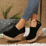 Odalys - Women's Cushioned Slip-On Wedge Loafers