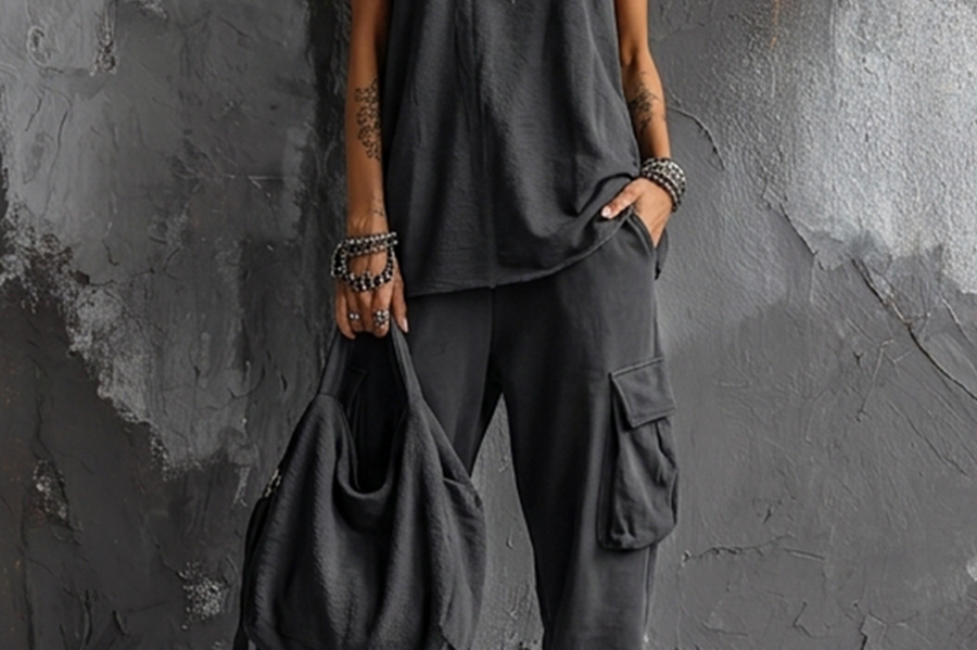 Grey urban chic set