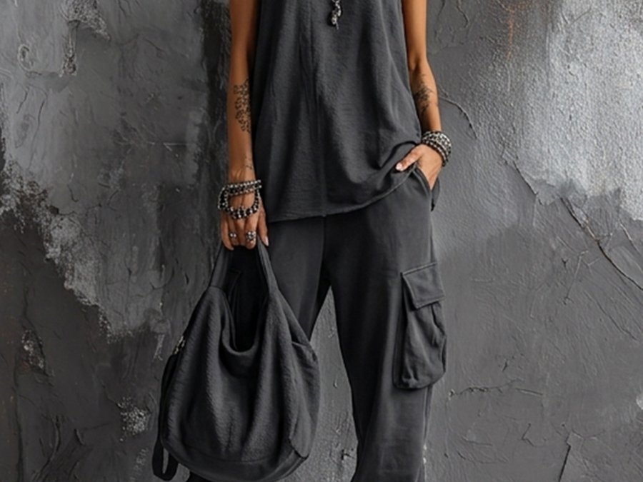Grey urban chic set