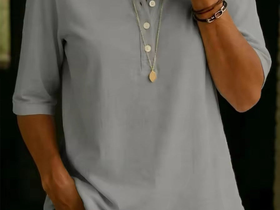 Grey henley top
