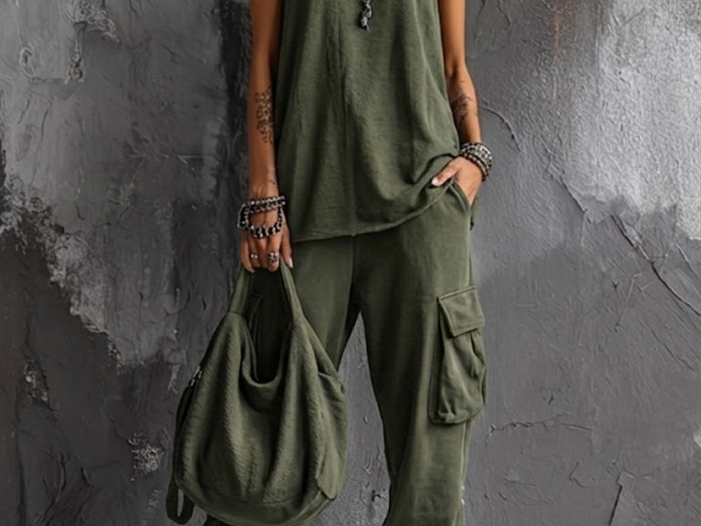 Green urban chic set